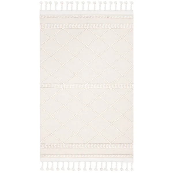 Safavieh Casablanca Rug Collection CSB575F - Grey - Ivory - 3' x 5'