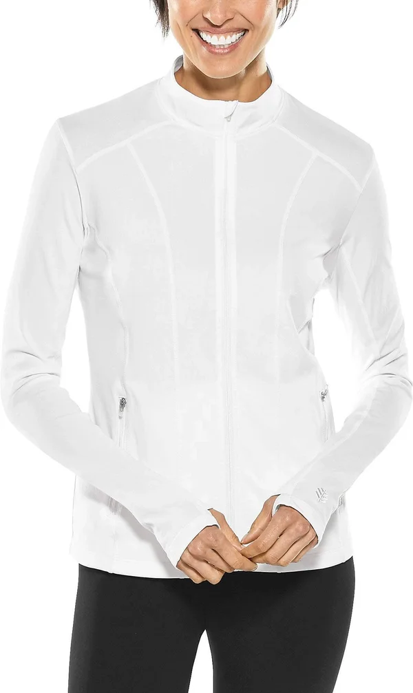 Coolibar UPF 50+ Women's Malawi Swim Jacket - Sun Protective