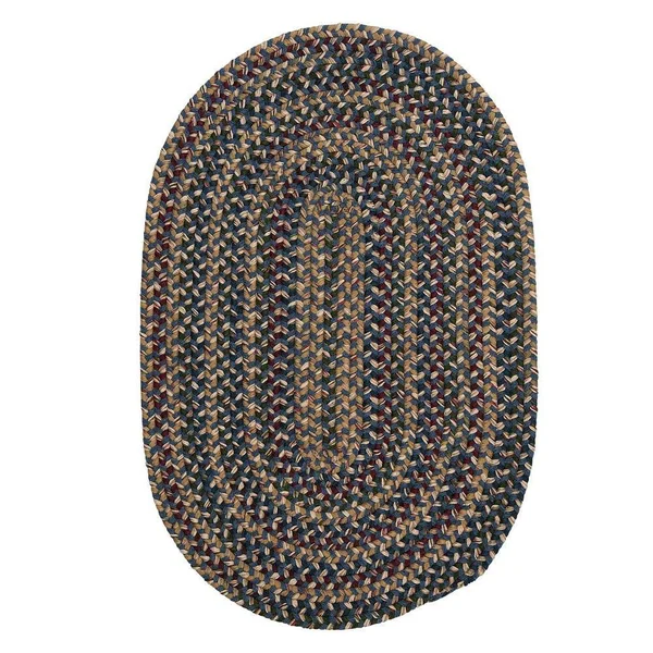 Home Decorators Collection Winchester Federal Blue 27 in. x 46 in. Oval Moroccan Area Rug