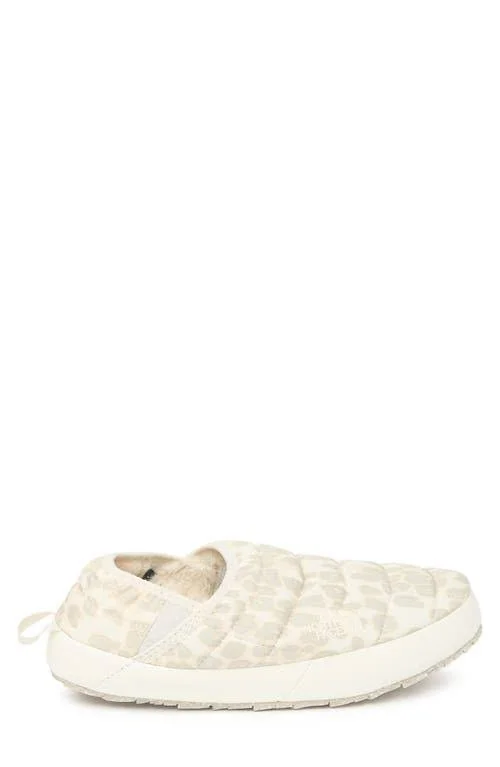 The North Face Thermoball Traction Water Resistant Slipper - Size 8 in Silver Grey Leopard Print at Nordstrom