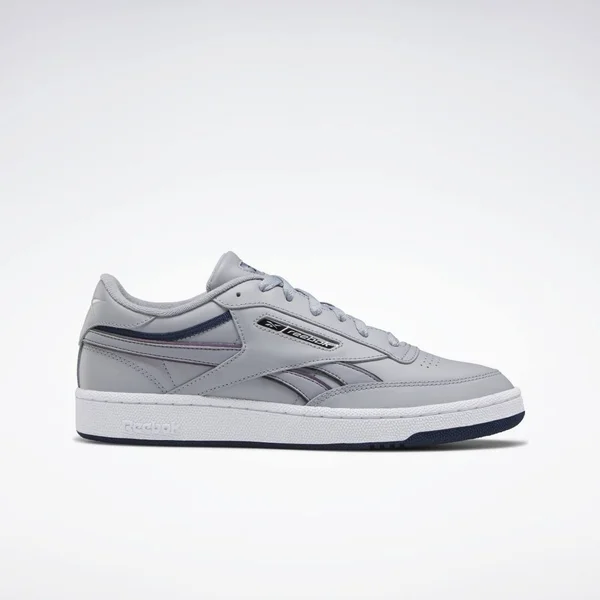 Reebok Unisex Club C Revenge Men's Shoes in Cool Shadow/Collegiate Navy/White Size M 12.5, W 14 - Court Shoes
