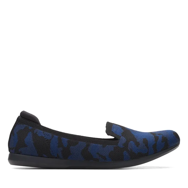 Women's Clarks Carly Dream Navy Camo Navy Camo - 7.5, M