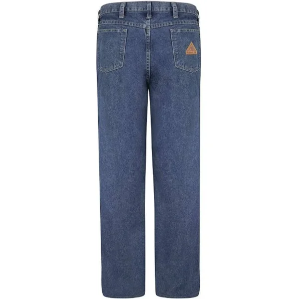 Excel FR Loose Fit Stone Washed Denim Jeans - 14.75 oz. HRC2 Size 28 Waist x 33 Inseam - All Seasons Uniforms