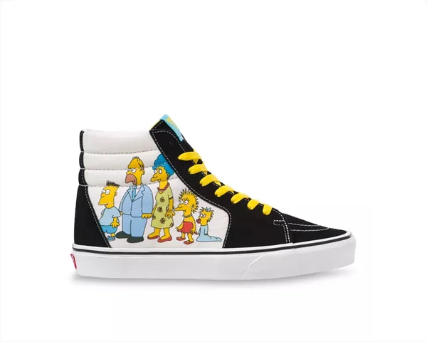 Vans x The Simpsons 1987-2020 Sk8-Hi Shoes - 9.5