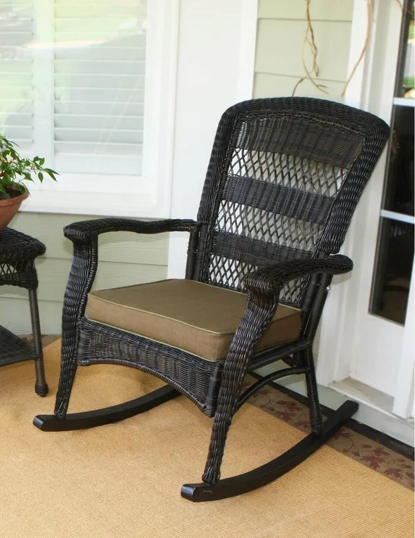 Tortuga Outdoor PSR2-P Portside Plantation Rocker Set, Dark Roast