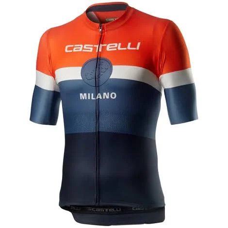 Castelli Milano Short Sleeve Jersey - Men's White - XL