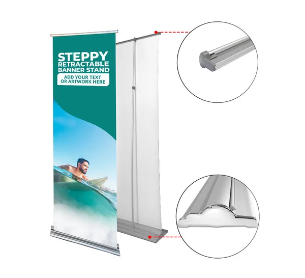 Steppy Retractable Banner Stands for Exhibitions by BannerBuzz
