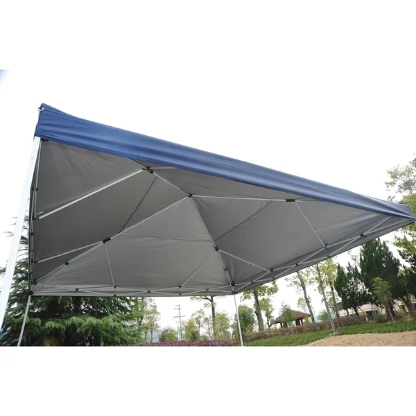 Outsunny 13& x 13& Easy Pop Up Canopy Party Tent - Blue