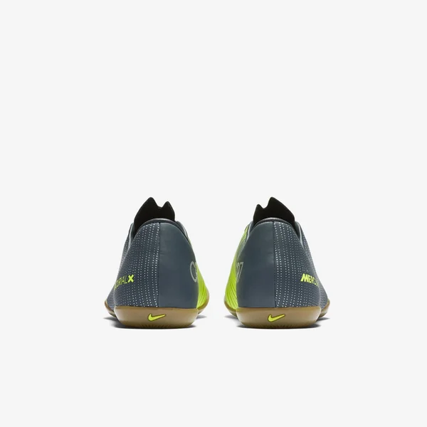 Nike Kids MercurialX Victory VI CR7 Indoor Soccer Shoes Seaweed/Volt/Hasta/White - 1