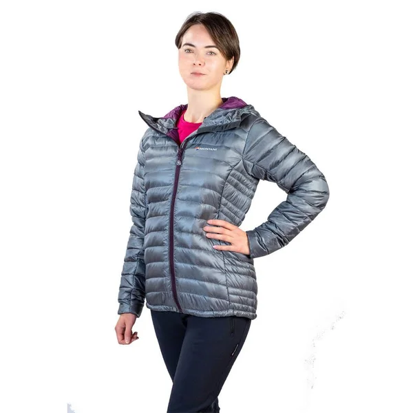 Montane Womens Featherlite Down Jacket Stratus Grey 10