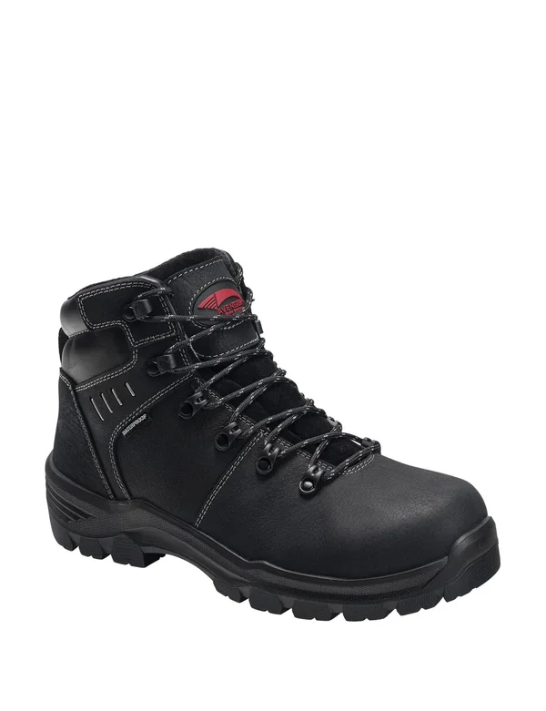 Men's Avenger A7400 Foundation 6 inch Work Boot, Size: 8, Black