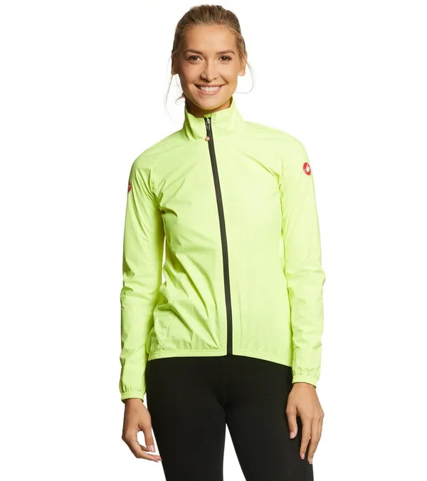 Castelli Emergency Jacket - Women's Yellow Fluo, XL