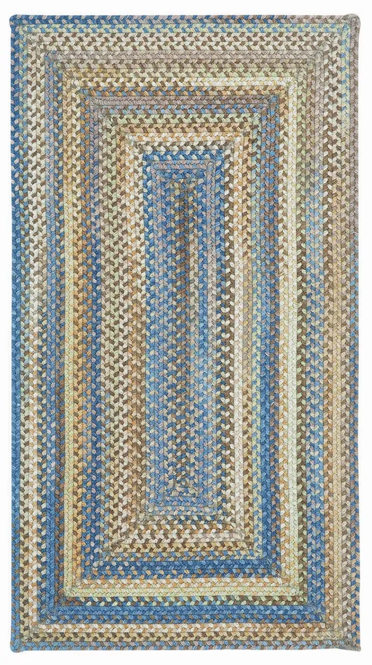 Capel Kill Devil Hill 210 Light Blue 2& x 8& Runner Area Rug