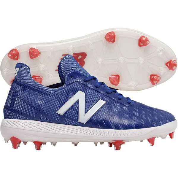 New Balance Mens COMPV1 Hybrid Performance Cleats Royal/White D 11.5, Size: 11.5 D US