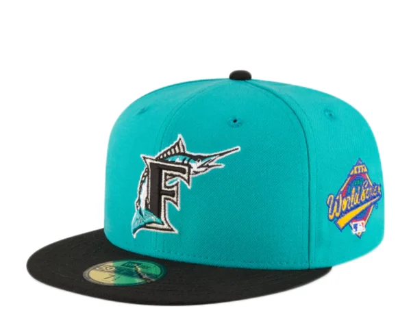 New Era 59FIFTY MLB Florida Marlins 1997 World Series Fitted Hat 7 1/4