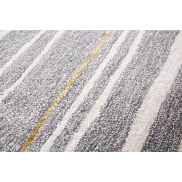 Bashian Greenwich Markus 3&9x22 x 5&9x22 Area Rug in Gray