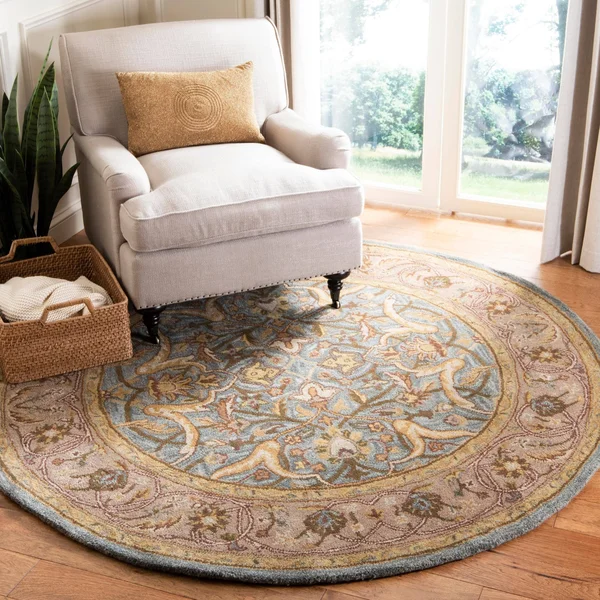Safavieh Heritage HG915A 2&3x22 x 14&0x22 Runner Blue - Beige Area Rug