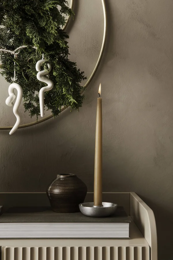 Ferm Living Bowl Candle Holder - Single - Brass