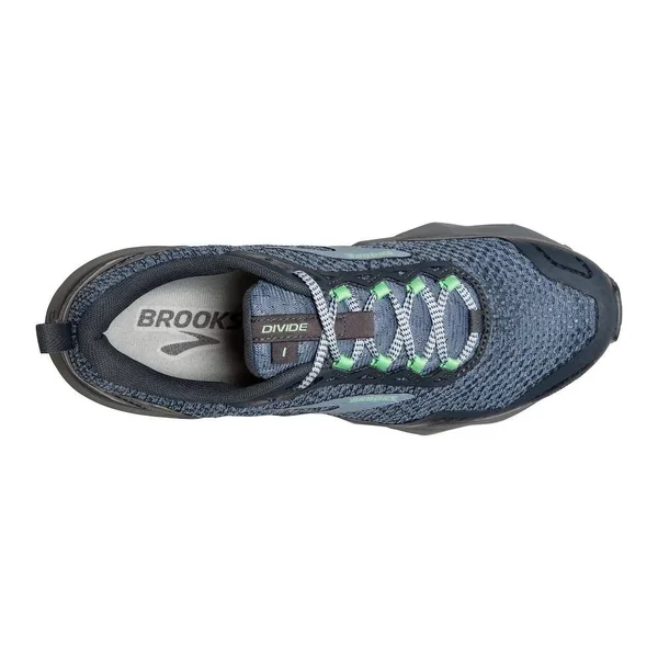 Brooks Divide 12 - Grey/Turbulence/Green (Women's)