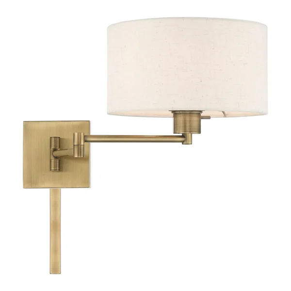 Livex Lighting 40037-07 1-Light Swing Arm Wall Lamp - Bronze