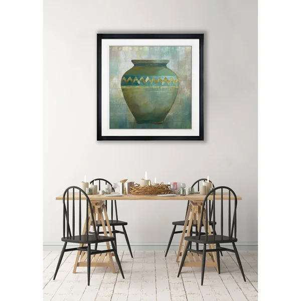 Jade Vessel -Framed Giclee Print - 16x16