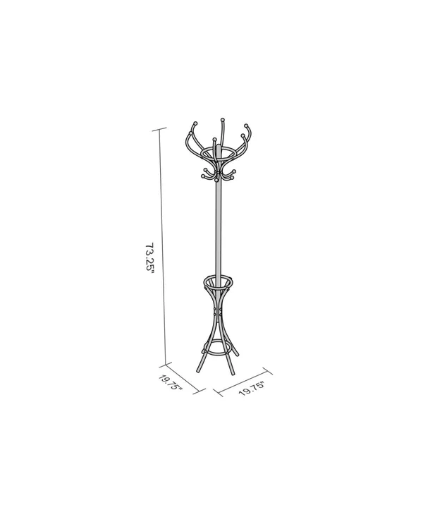 Safdie & Co. Hanger Stand Tree Coat Rack - Black