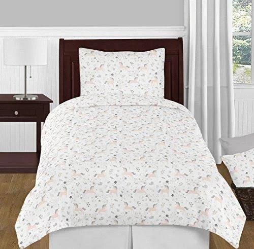 Sweet Jojo Designs Unicorn Collection Twin Sheet Set