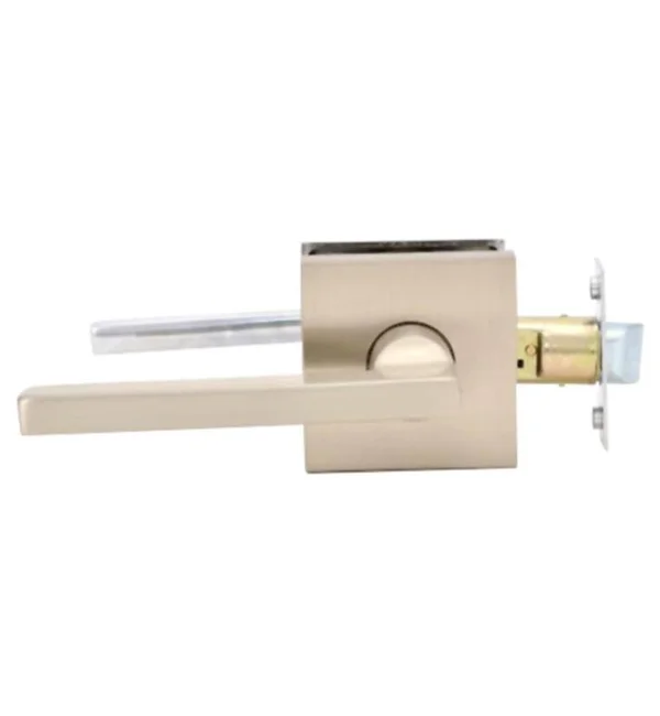 Baldwin Ps.squ.csr.112 Passage Square Lever & Contemporary Square Rose Venetian Bronze