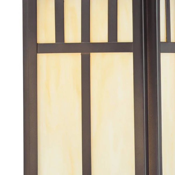 Westinghouse 6732800 Burnham One-Light Exterior Wall Lantern on Steel with Honey