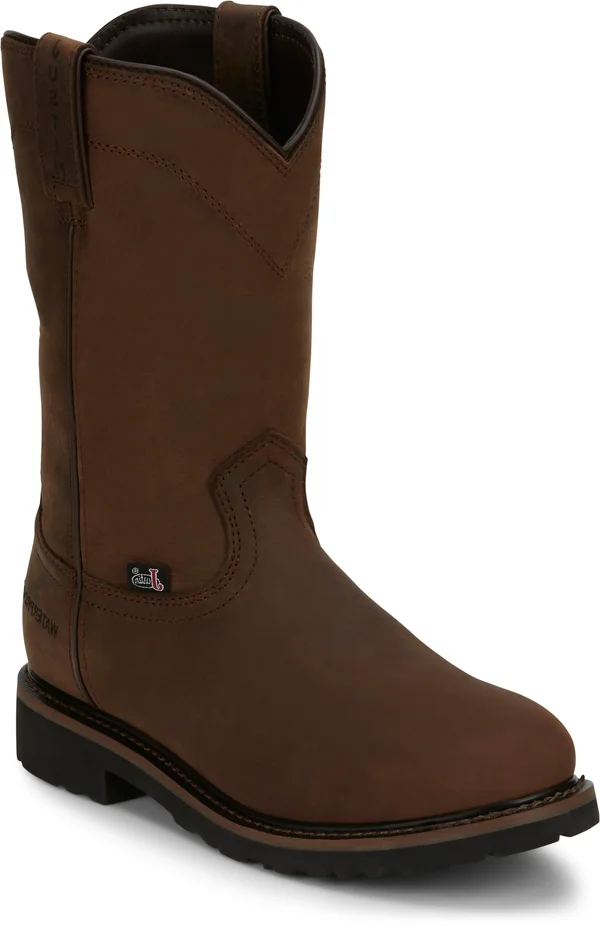 Justin Men's Drywall Waterproof Work Boots - Soft Toe