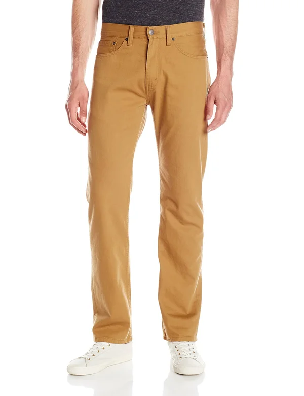 Levi&s Men's 505 Regular Fit Jeans - Size: 33X32, Caraway - Slub Twill