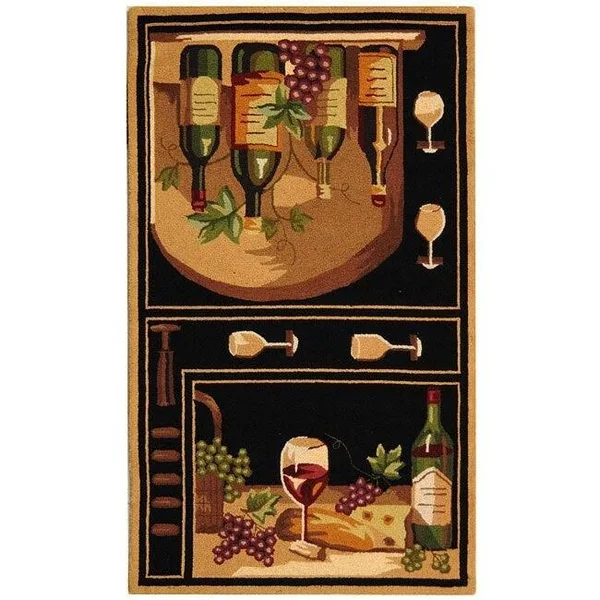 Safavieh Chelsea HK254A Gold, Multi Rug 4& x 4& Round