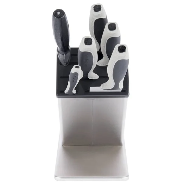 Dexter Russell 29823 V-Lo Series 6-Piece Knife Set & Stainless Steel Block
