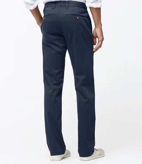 Tommy Bahama Men's Big & Tall Boracay Flat-Front Chino Pants - Bleached Sand - Size 46 x 34