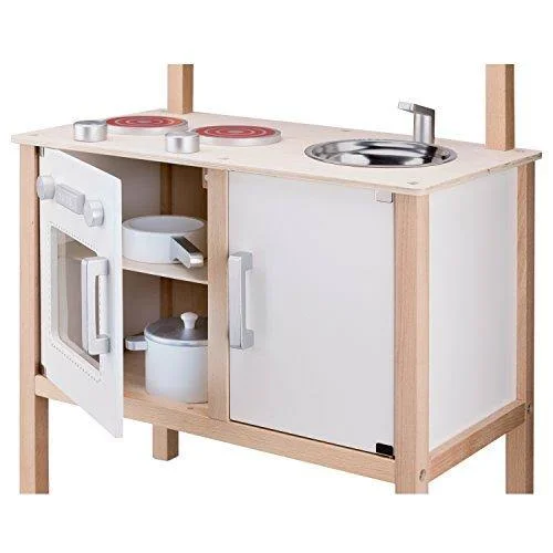 New Classic Toys 11050 Kitchenette Modern Playset - White