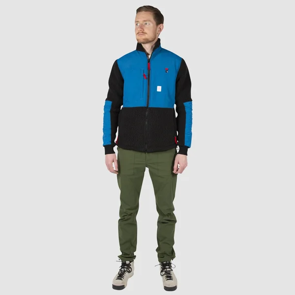 Topo Designs Men's Subalpine Fleece - Black/Forest - XL