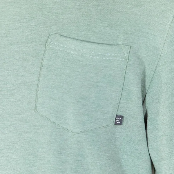 Free Fly Bamboo Flex Pocket Tee - Men's:Function Meets Style with Soft - Stretchy Bamboo Fabric
