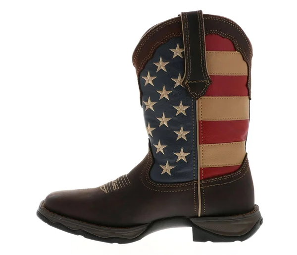 Durango Lady Rebel Patriotic Women's Pull-On Western Flag Boot 6.5