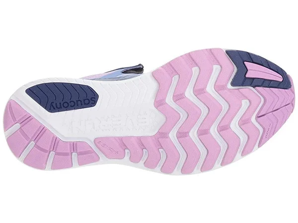 Women's Saucony Ride ISO - 12, Blue/Navy/Purple