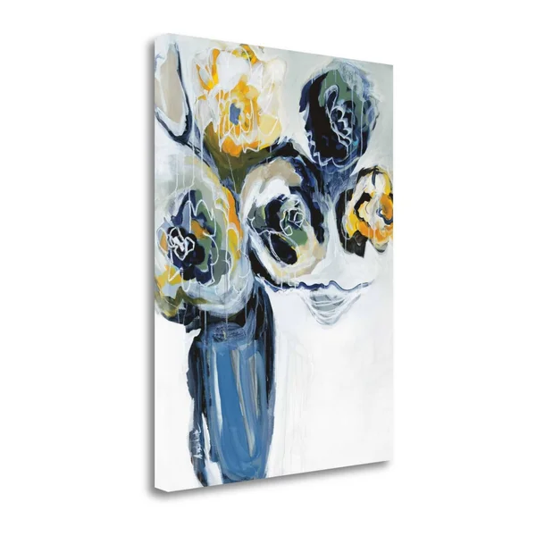 Tangletown Fine Art A New Day Blooms by Angela Maritz Giclee Canvas Print