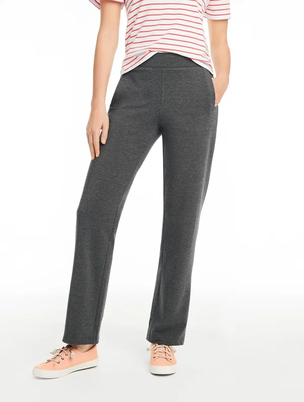 Petite - Pima Terry Relaxed Leg Pants - Blue - Xxs Talbots