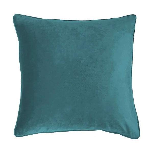 Maze Peacock Cut Velvet Pillow 20x22x20x22 - Feather - Accent
