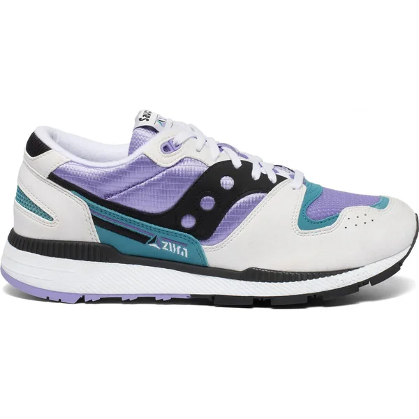 Saucony Azura Size: 8M, White, Violet, Capri