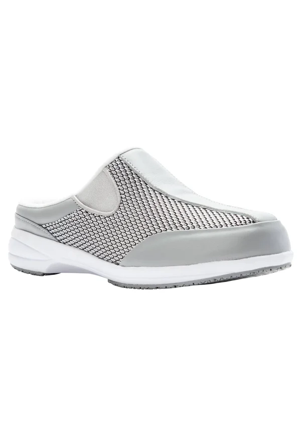 Women's Propet Washable Walker Slide - Size: 9.5, Silver