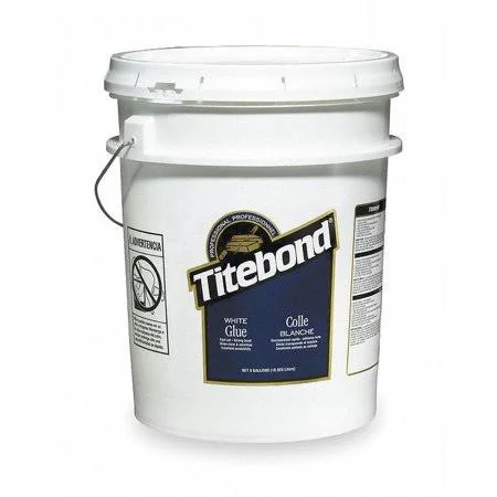 Titebond Wood Glue, 640.00 oz. Pail, White, 1 ea - 5027, Size: One Size