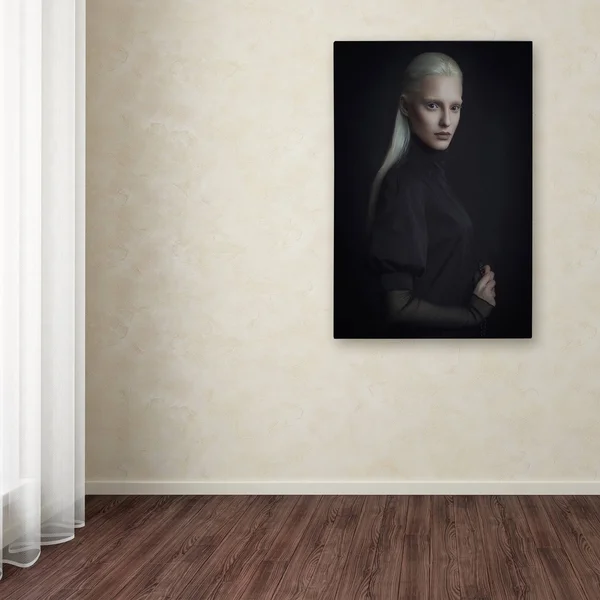 Yuri Shevchenko 'Standing Here' Canvas Art (30x47) - Trademark Fine Art