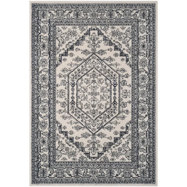 Safavieh 2&-6x22 x 20& Adirondack ADR108S Ivory, Slate Rug