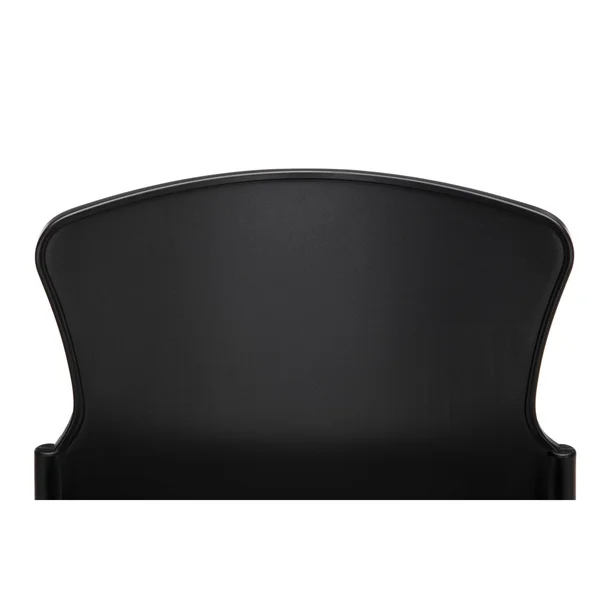 OFM Multi-Use Stack Chair with Plastic SEAT, BACK, Black