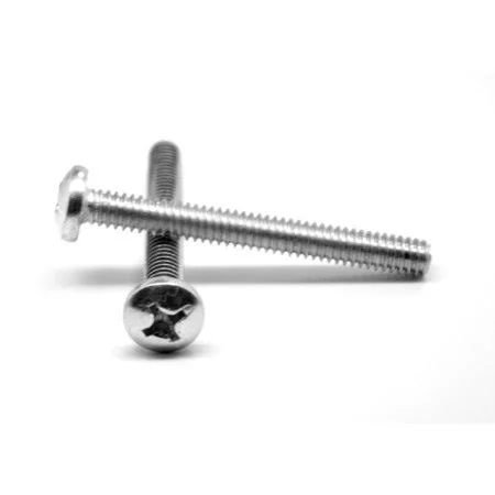 5/16 inch-18 x 1 1/4 inch (FT) Coarse Thread Machine Screw Phillips Pan Head Stainless Steel 18-8 Pk 100