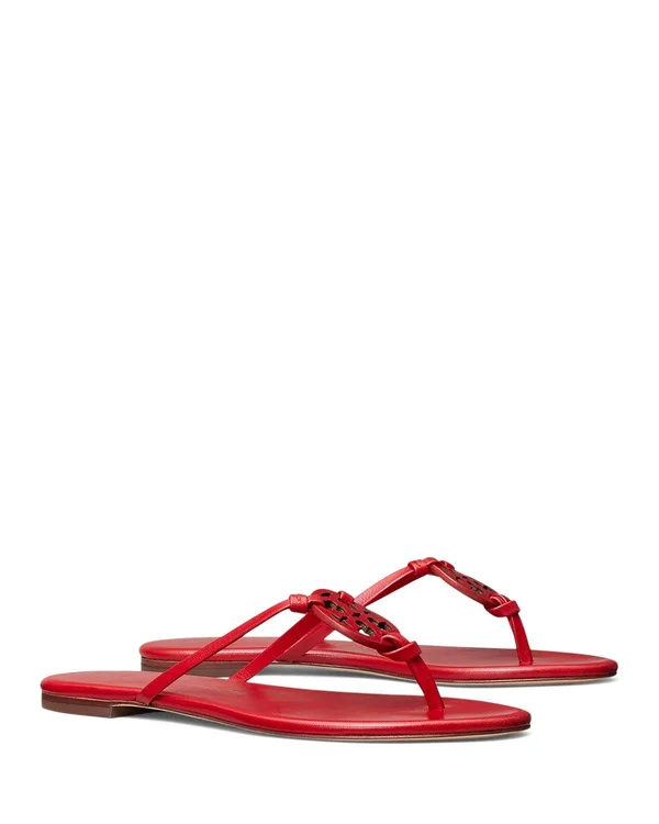 Tory Burch Miller Knotted Sandal Women's Shoes Tory Red/Tory Red : 9 M